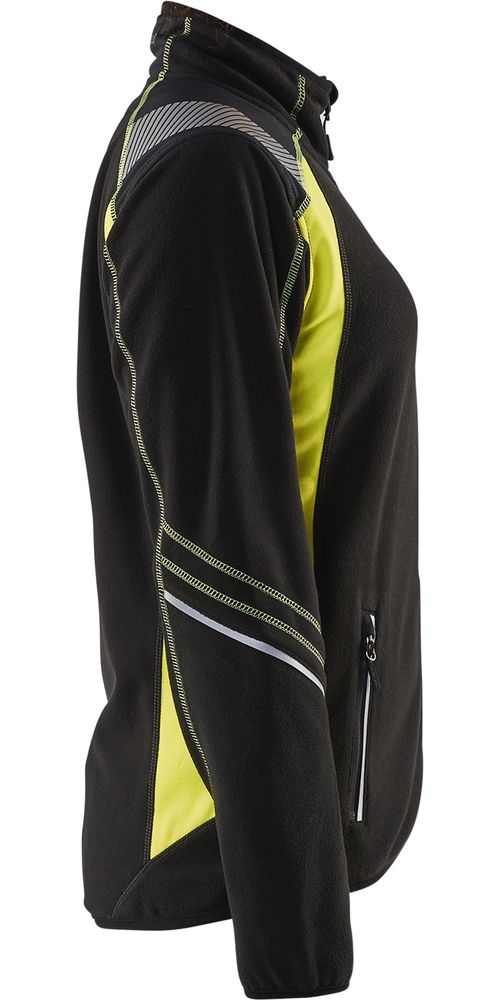 BlklderDamenArbeitsjackeMicrofleeceJacke49731010SchwarzHighVisGelb-L