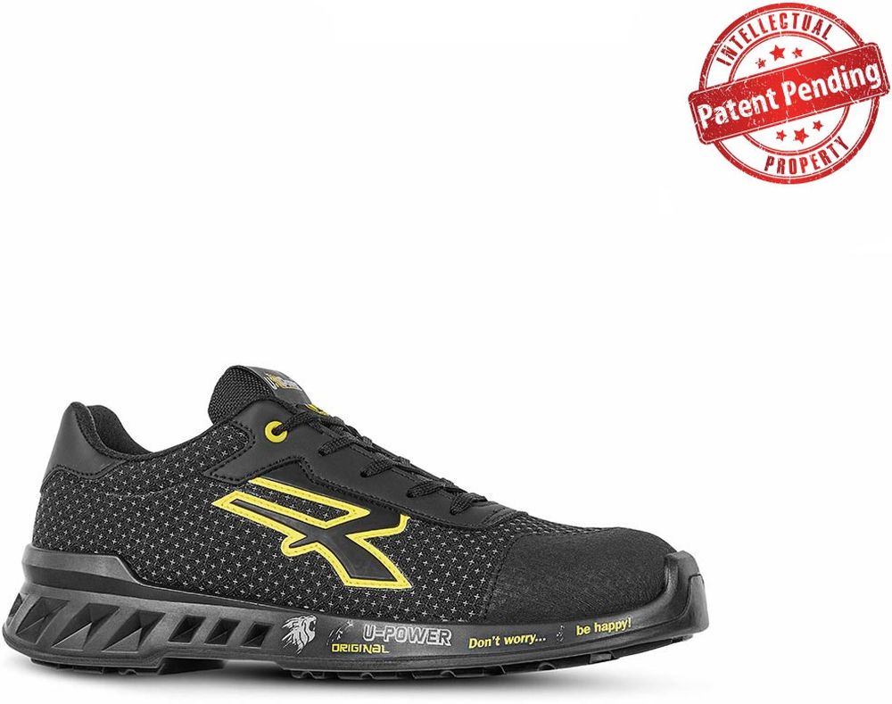U-PowerSicherheitsschuheHalbschuheMattEsdS3CiSrcRV20014Schwarz-35