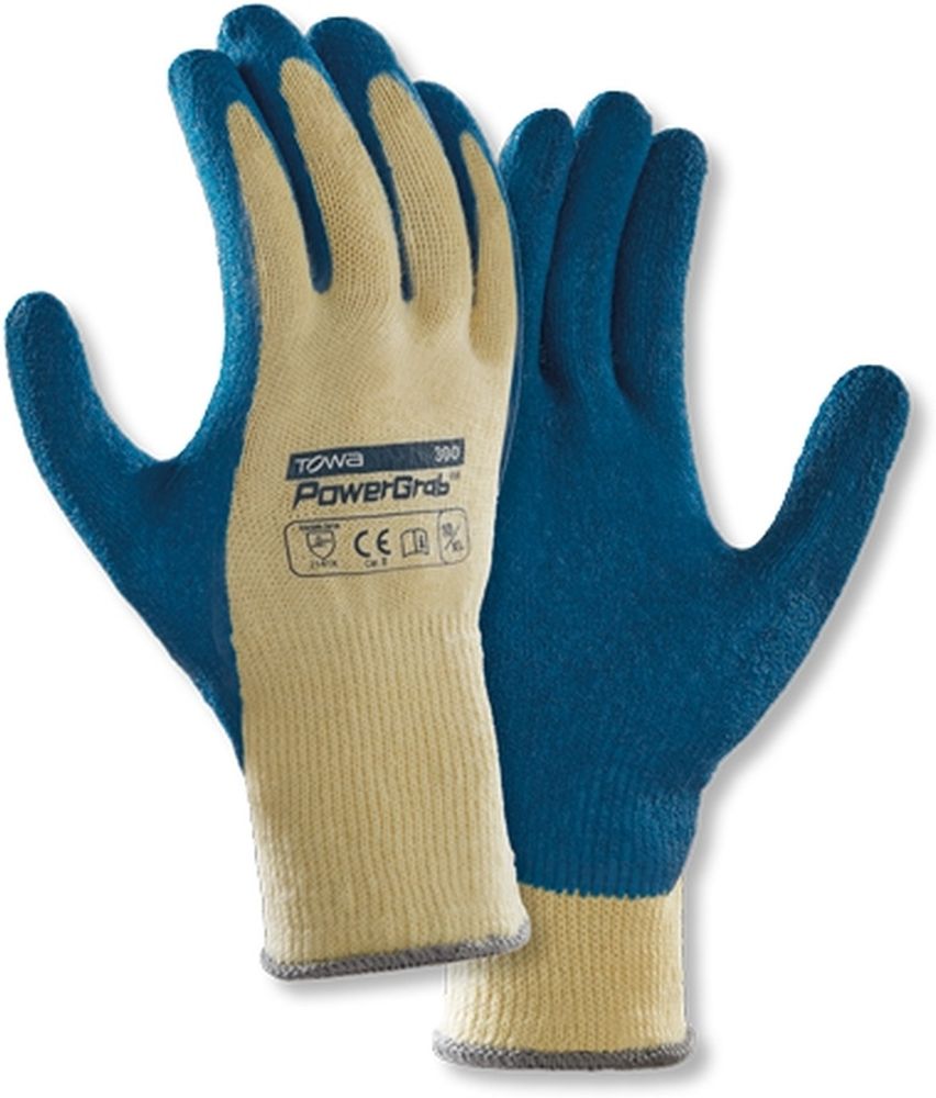 TOWABaumwoll-Polyester-StrickhandschuhePowergrab12Stck2208NaturBlau-7