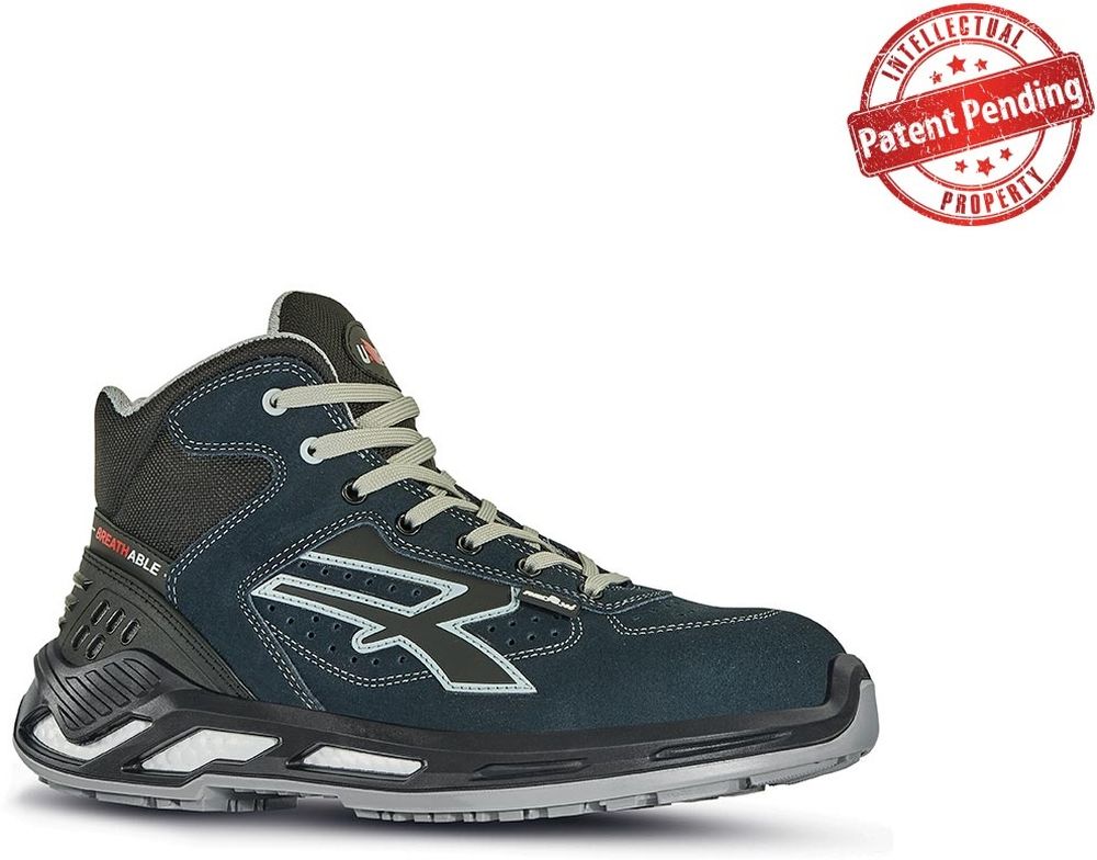 U-PowerSicherheitsschuheHochschuheBlasterEsdS1PSrcRS10106Schwarz-35