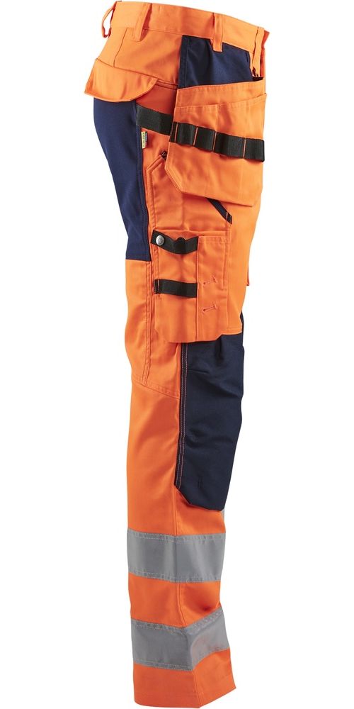 BlklderArbeitshoseHighVismitStretch15521811OrangeMarineblau-C144