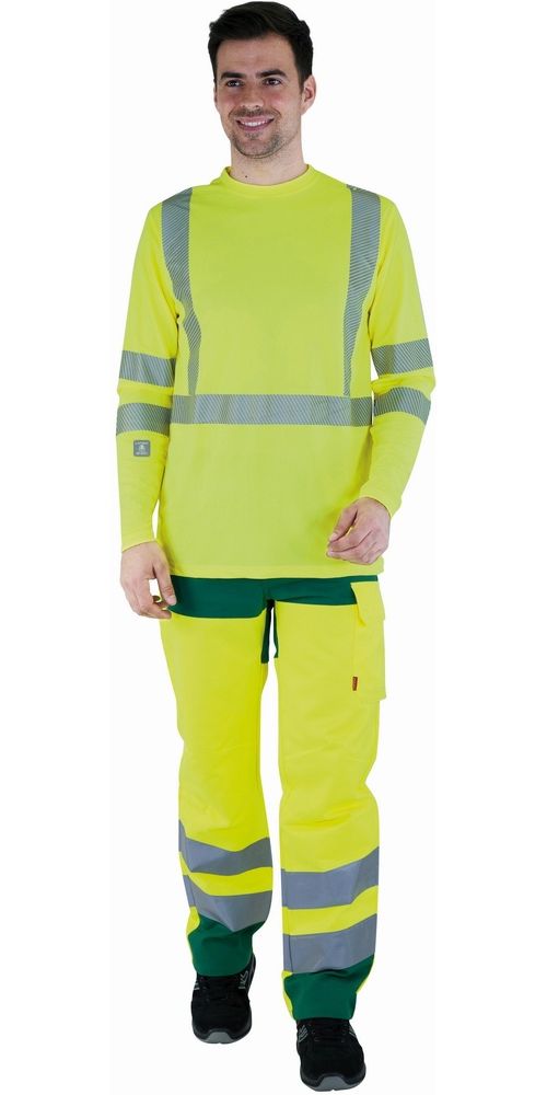 CepovettLangarm-ShirtFluoBase2T539FluoYellow-XXL