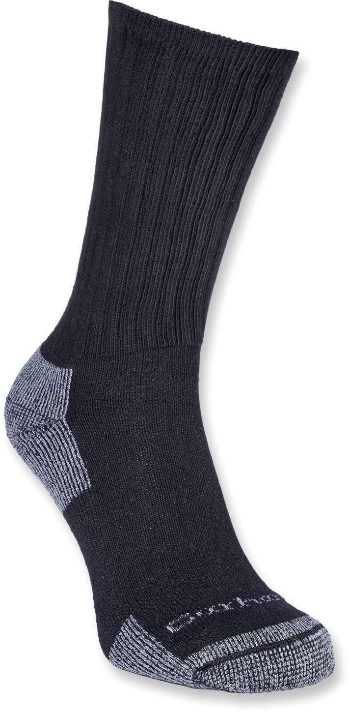 CarharttSockenAllSeasonBaumwolleCrewWorkSock3PackBlack