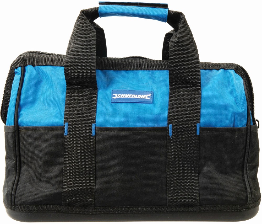 SilverlineTaschenWerkzeugtaschemitverstrktemBodenundgroerffnung400x200x300mm