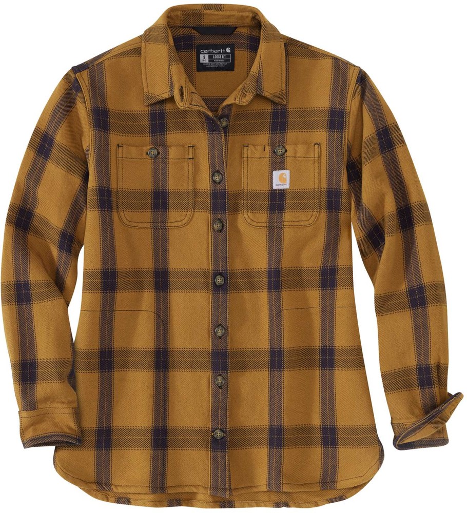CarharttDamenHemdHeavyweightTwillLSPlaidShirtCarharttBrown CarharttDamenHemdHeavyweightTwillLSPlaidShirtCarharttBrown