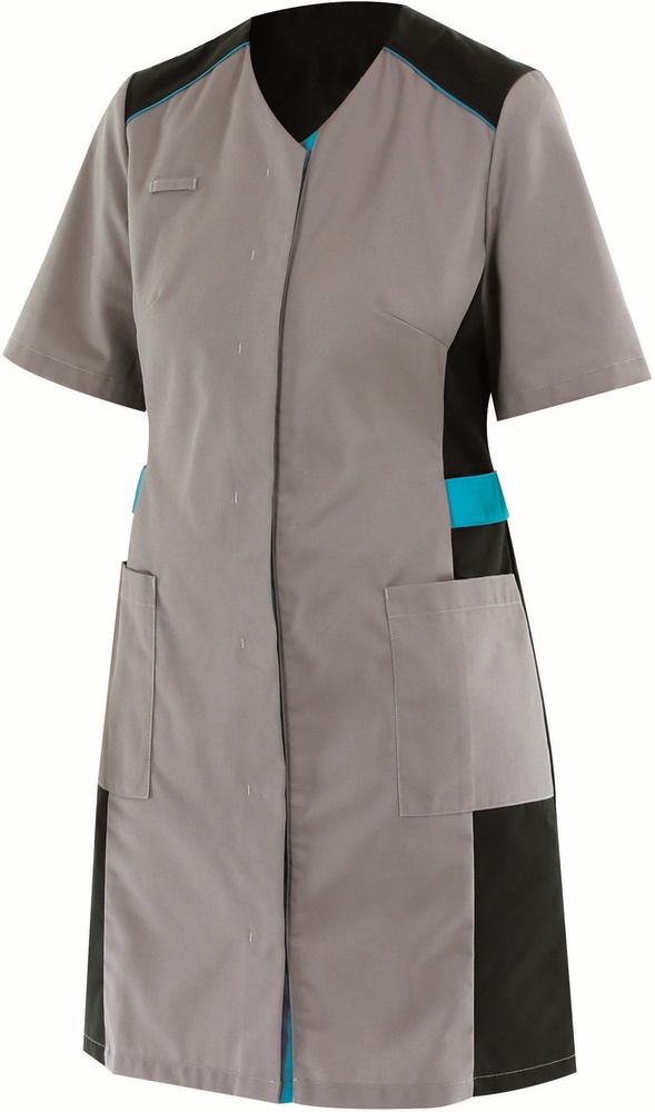 CepovettKurzarmkittelFacity9N989778GreyCoalTurquoise-XS