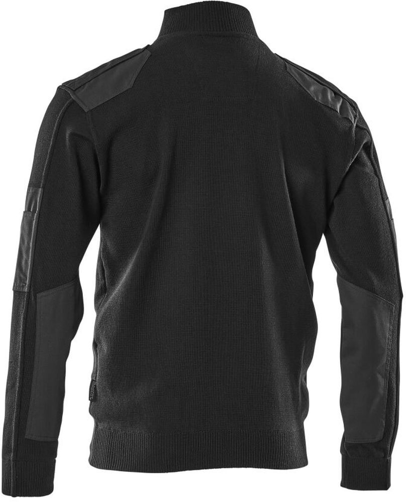 MascotStrickpullovermitkurzemReiverschlussNanterreFrontline17205-939Schwarz-XXL
