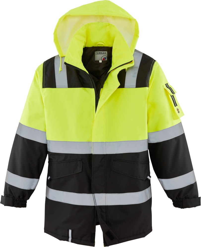 TerraxWorkwearWarnschutzparkaGelbSchwarz