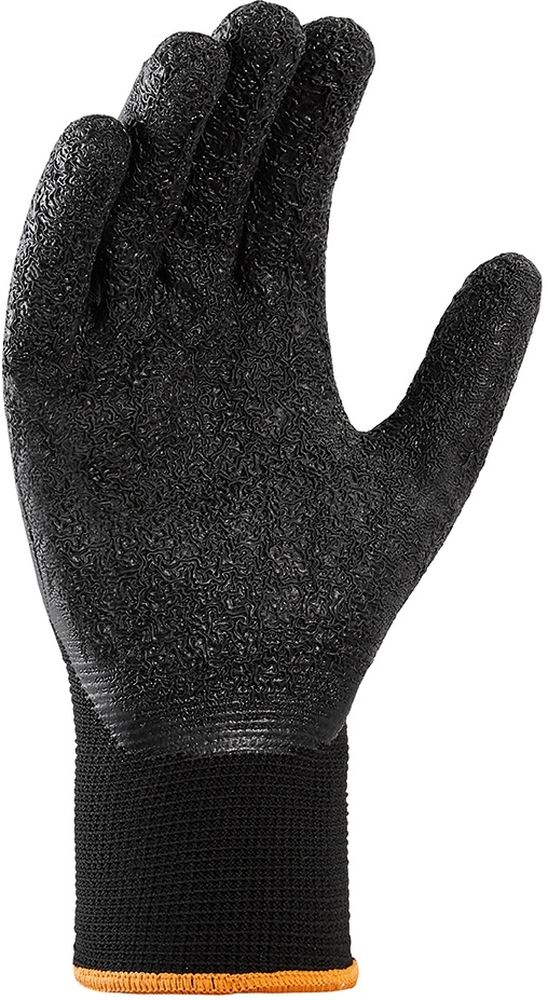 teXXorPolyester-StrickhandschuheLatex12Stck2425SchwarzSchwarz-7