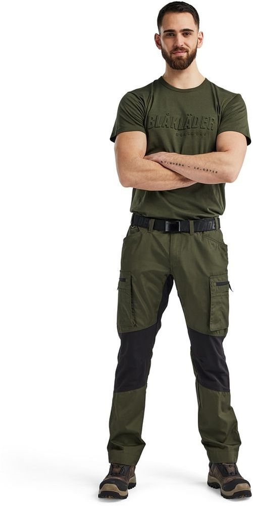 BlklderArbeitshoseServiceStretch14591845WaldgrnSchwarz-C44