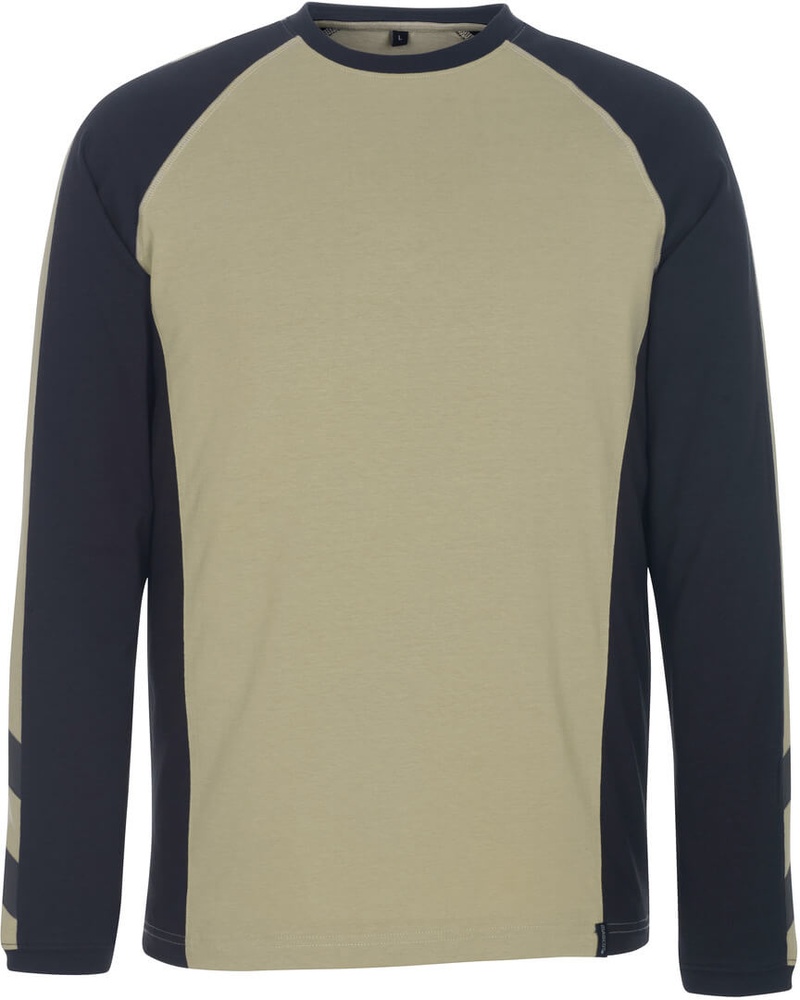 MascotT-ShirtLangarmBielefeldUnique50568-959HellkhakiSchwarz-XXL