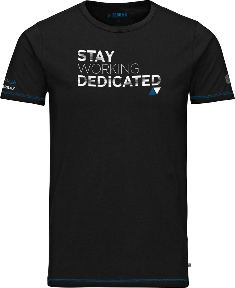 TerraxWorkwearT-ShirtSchwarzAzur