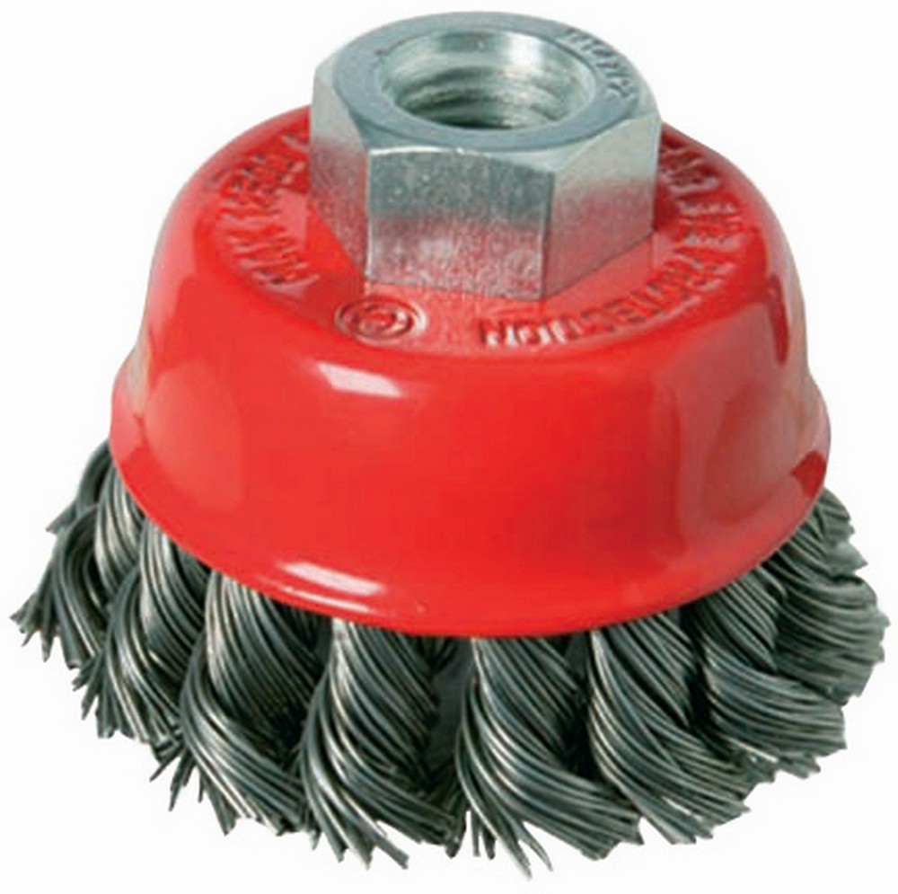 SilverlineFilamentfaserbrstenStahldraht-Topfbrstegezopft