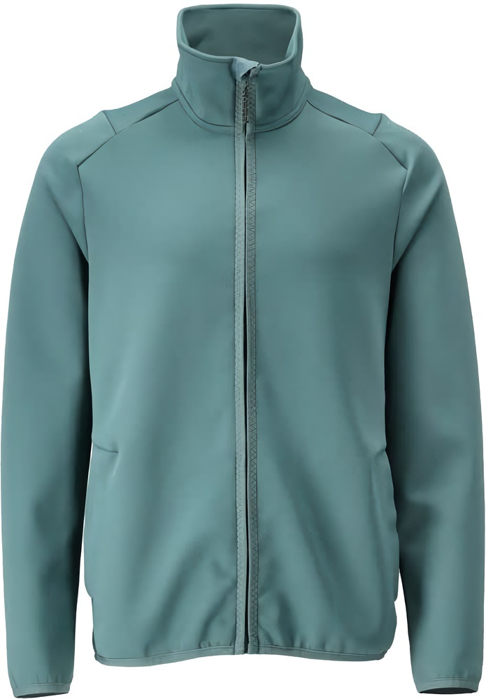 MascotFleecepullovermitReiverschlussCustomized22585-608HellWaldgrn-XXL