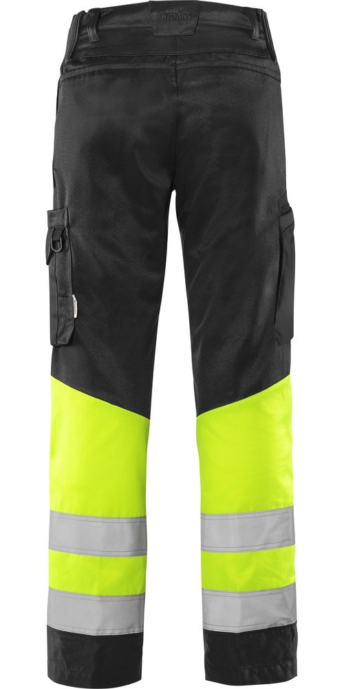 FristadsHighVisGreenHoseKl12668GPLUWarnschutz-GelbSchwarz-C44