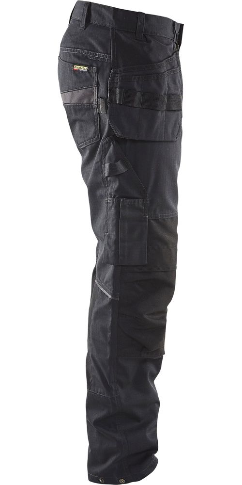 BlklderArbeitshoseServicemitStretchundWerkzeugtaschen14961330SchwarzDunkelgrau-C146