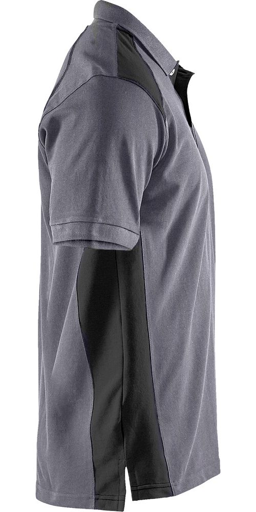 BlklderPoloshirt33241050MittelgrauSchwarz-4XL
