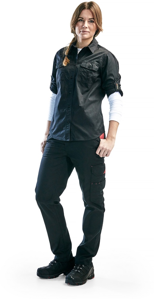 BlklderDamenTwillHemd32081135Schwarz-L