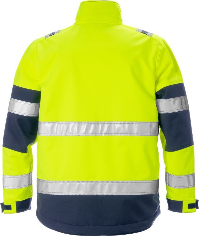 FristadsWarnschutz-JackeHighVisSoftshell-JackeKl24083WYHWarnschutz-GelbMarine