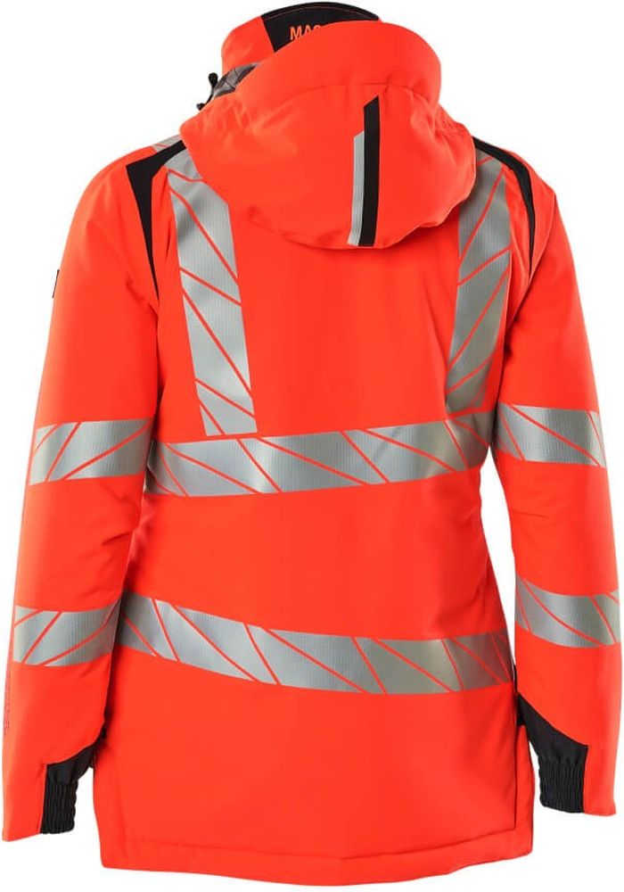 MascotDamenWinterjackeAccelerateSafe19045-449Hi-visRotSchwarzblau-XXL