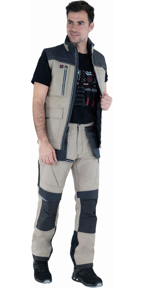 LafontBodywarmerHammer9ATHUPBeigeCharcoal-XS