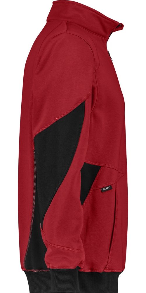 DassySweatshirtHyraxNextRotSchwarz-XS