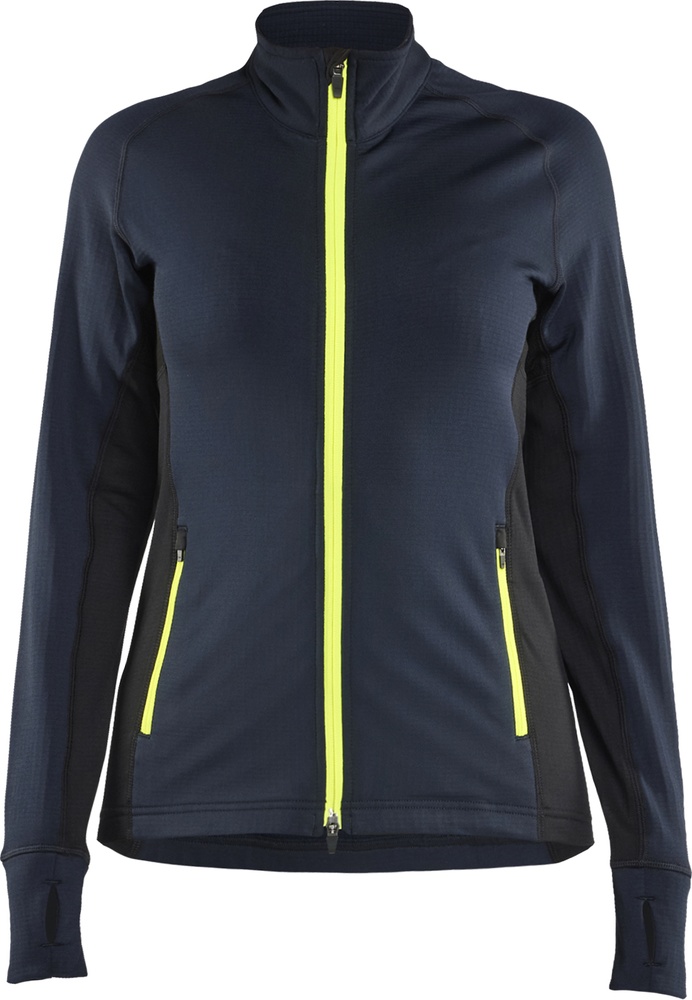 BlklderDamenArbeitsjackeSTRIKERFleecejacke47452539DunkelMarineblauHighVisGelb-L