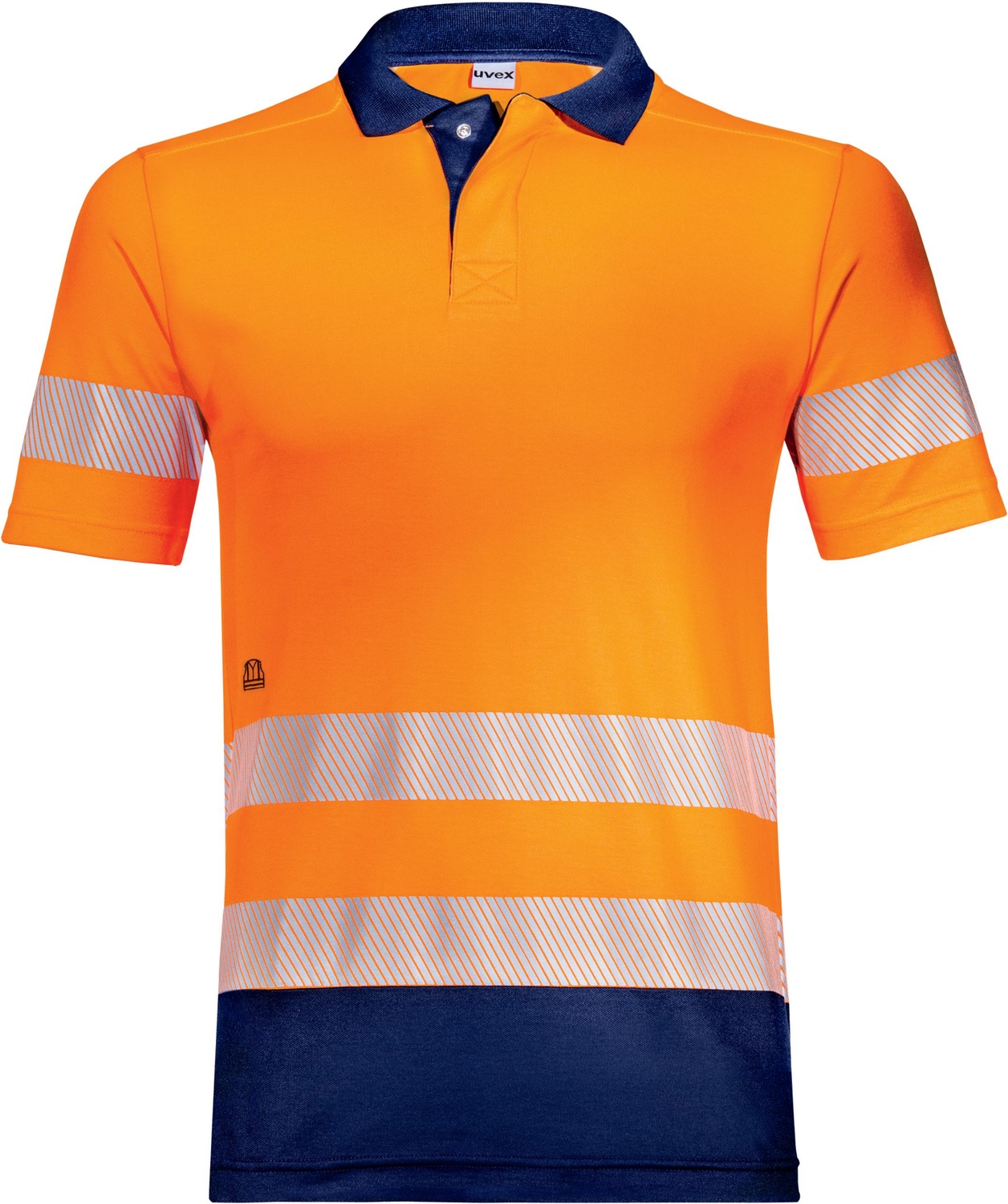 UvexPoloshirtConstructionOrangeWarnorange88279