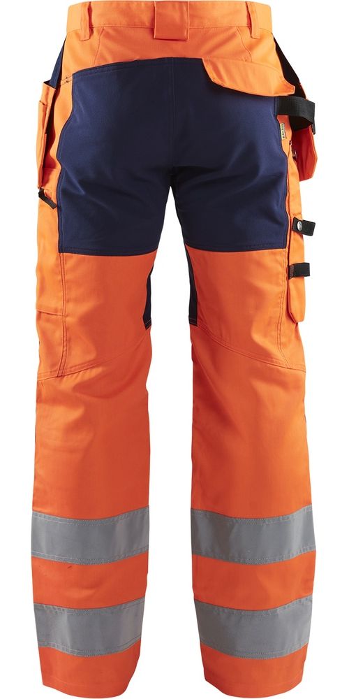 BlklderArbeitshoseHighVismitStretch15521811OrangeMarineblau-C144