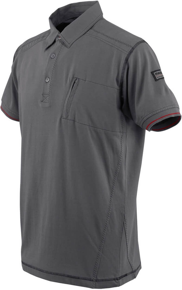 MascotPolo-ShirtmitBrusttascheKretaFrontline50351-833Hellanthrazit-XXL