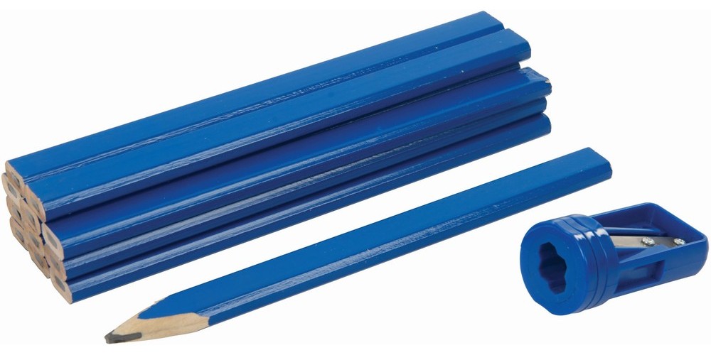 SilverlineHolzbearbeitungs-ZubehrZimmermannsbleistiftemitAnspitzer13er-Pckg175mm