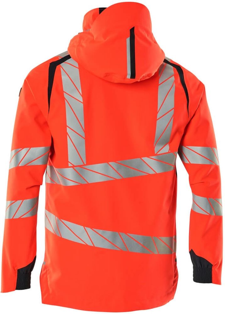 MascotHardShellJackeAccelerateSafe19001-449Hi-visRotSchwarzblau-XXL