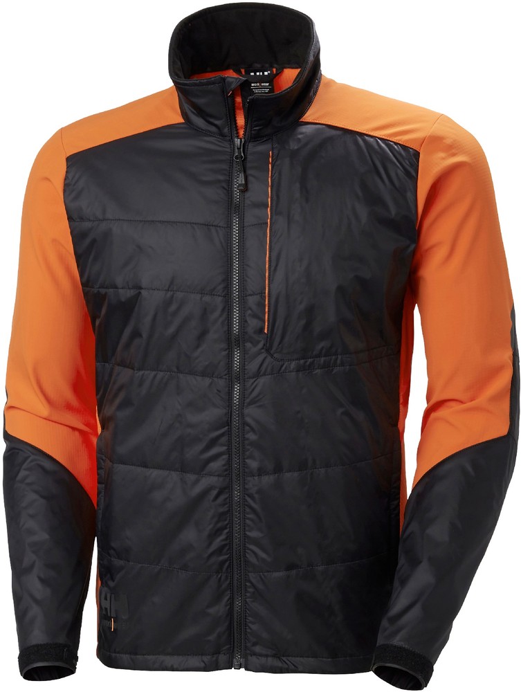 HellyHansenArbeitsjackeKensingtonInsulatedJacketBlackDarkOrange-XS