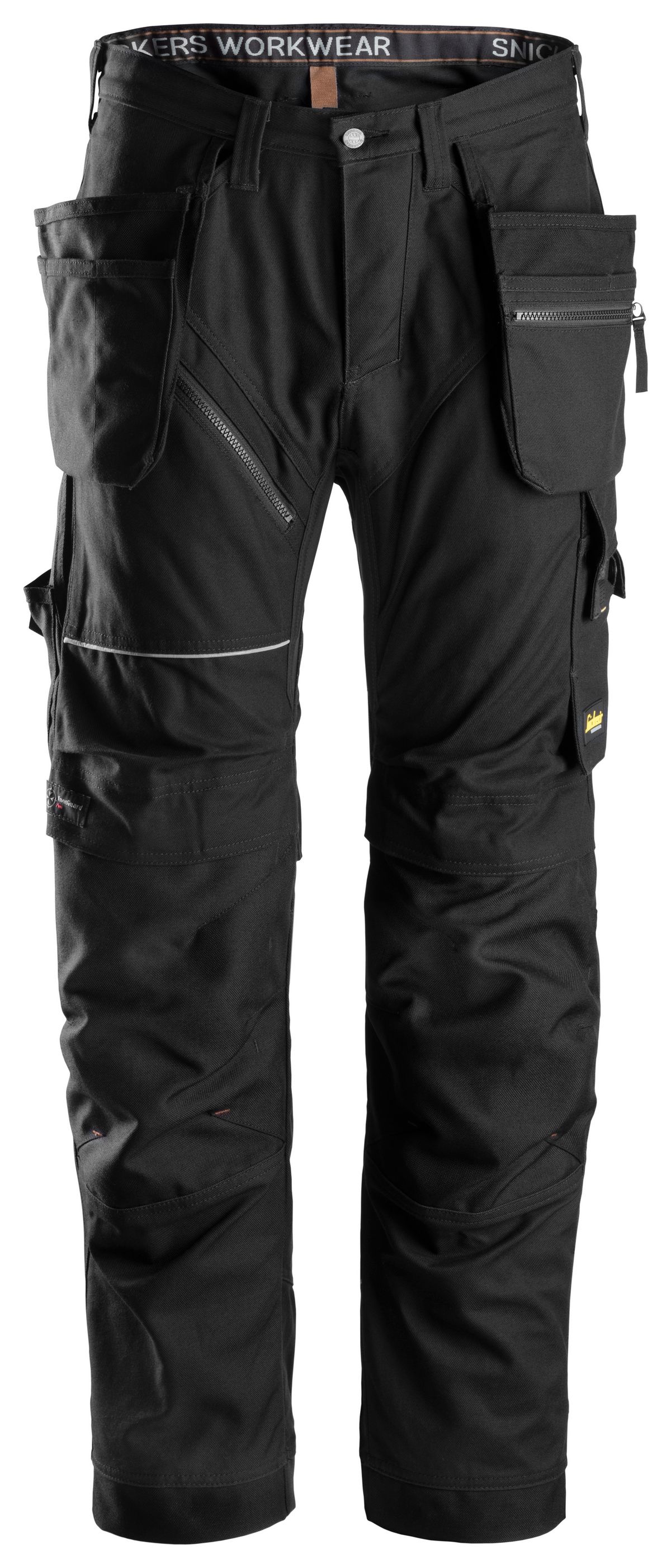 SnickersRuffWorkBaumwollArbeitshosemHolstertaschenEN14404Schwarz