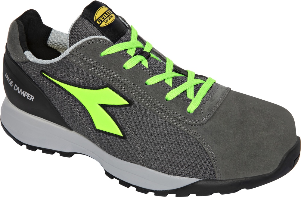 UtilityDiadoraSicherheitsschuheGloveMdsTextLowS1PsFoHroSrCoalGreenFluo-35