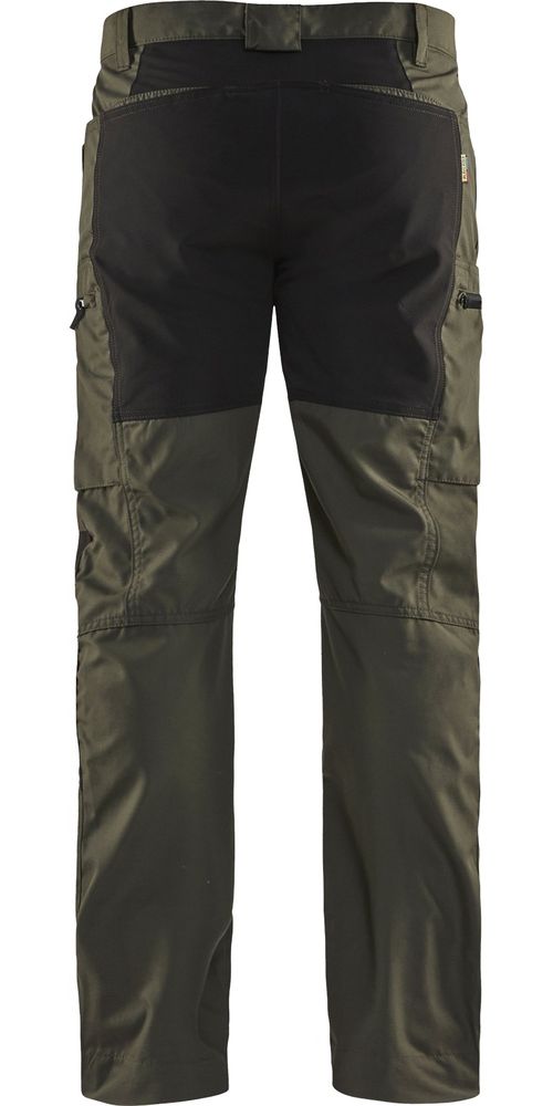 BlklderArbeitshoseServiceStretch14591845DunkelOlivgrnSchwarz-C44