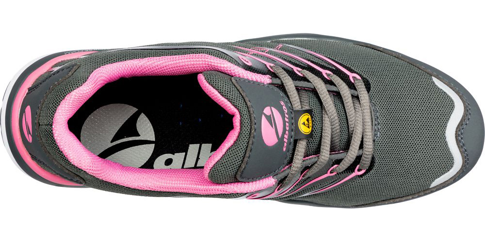 AlbatrosSicherheitsschuheTwistWNSLowS1PESDHROSRCGrauPink-37