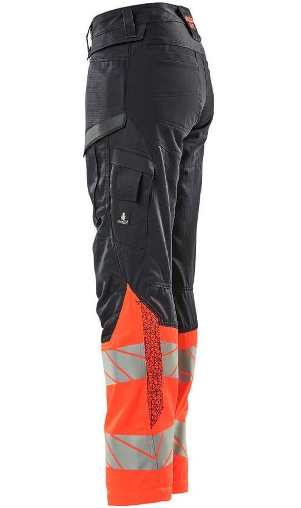 MascotDamenHosemitKnietaschenAccelerateSafe19678-236SchwarzblauHi-visRot-C3476