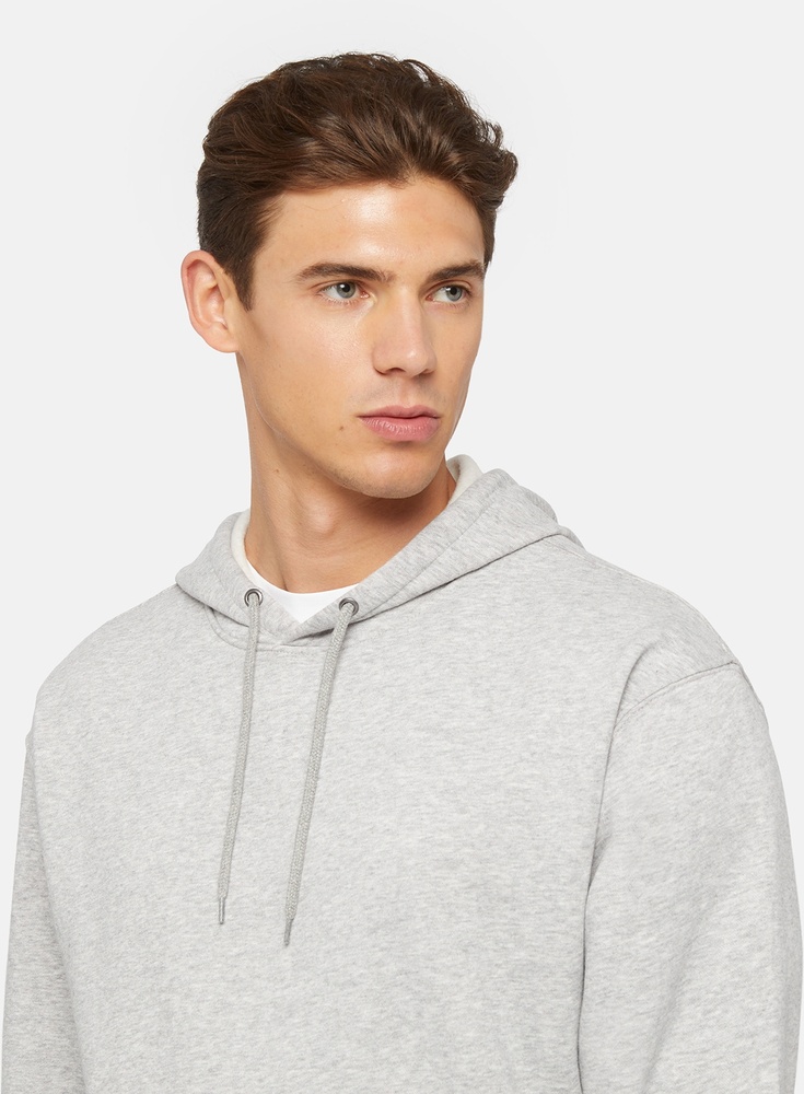 DickiesMidweightPulloverFleeceHoodieRegularDK0A4YT6HeatherGrey-S DickiesMidweightPulloverFleeceHoodieRegularDK0A4YT6HeatherGrey-S