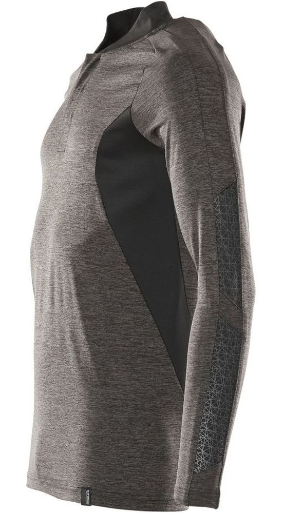 MascotPolo-ShirtLangarmAccelerate18081-810DunkelanthrazitmeliertSchwarz-XXL