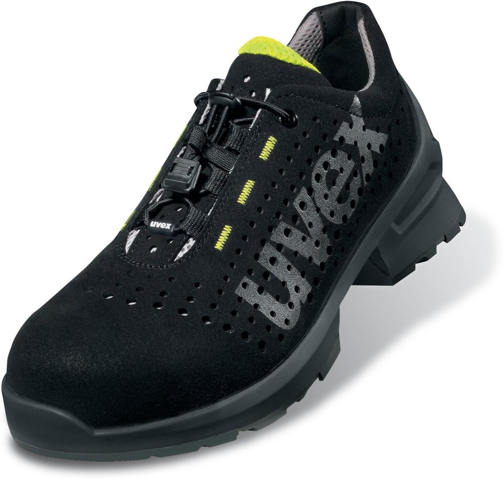 UvexSicherheits-Halbschuhe1S1SRC65619SchwarzGelb-35Weite12