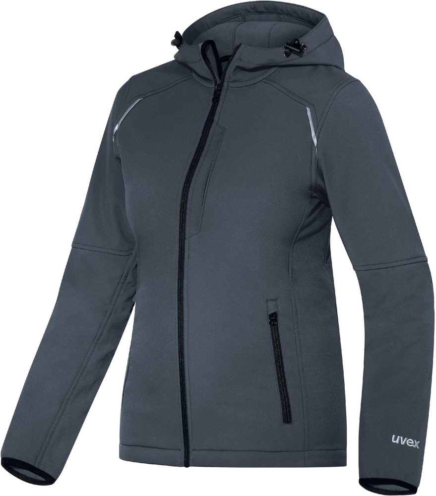 UvexDamenSoftshelljackeSuxxeedCraft70368GrauAnthrazit-XS