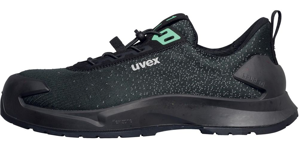 UvexSicherheits-Halbschuhe1X-CraftS1PlSR68081SchwarzGrn-35Weite10