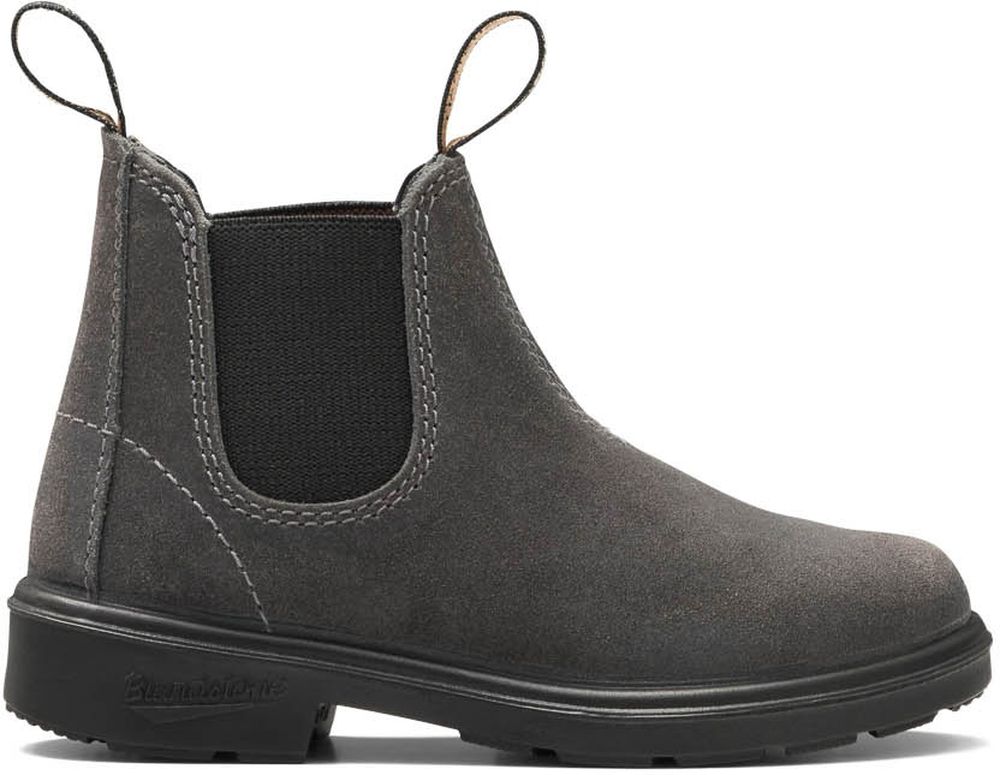 BlundstoneKinderStiefel2594SteelGreyWaxedSuedeKids
