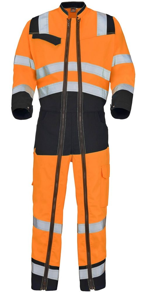 CepovettOverall2ReissverschlsseFluoSafeXp9J869570FluoOrangeCharcoalGrey-XS