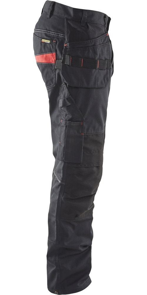 BlklderArbeitshoseServicemitStretchundWerkzeugtaschen14961330SchwarzRot-C146