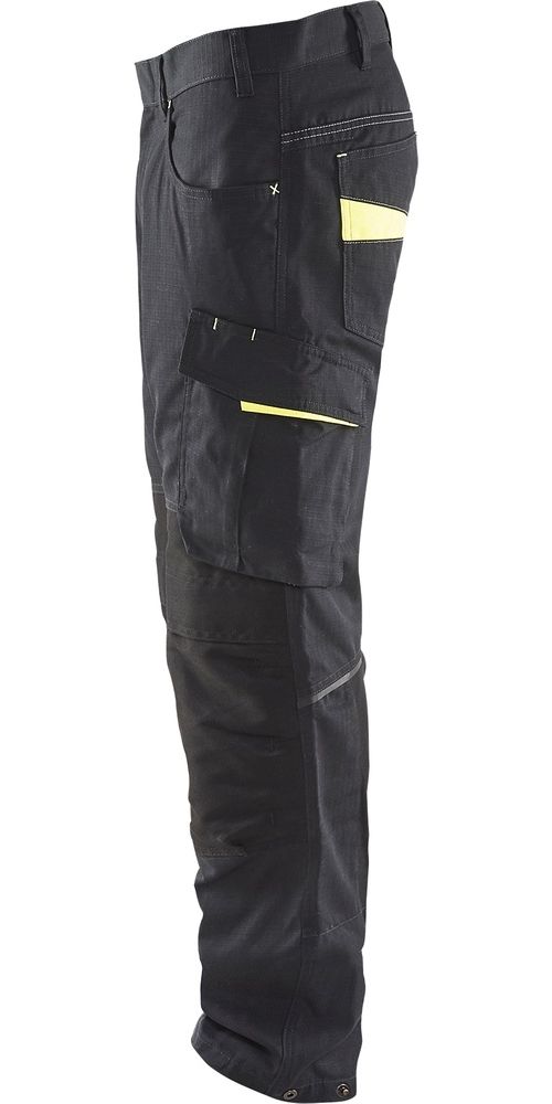 BlklderArbeitshoseServicemitStretch14951330SchwarzHighVisGelb-C146