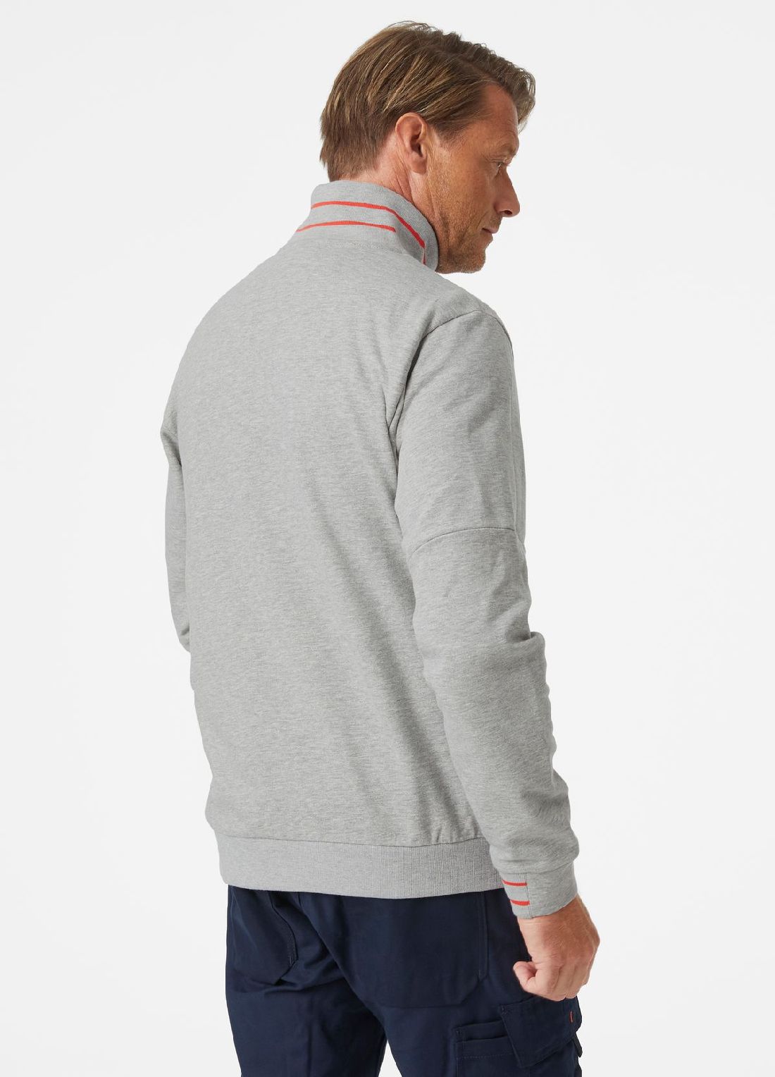 HellyHansenHoodieSweatshirtKensingtonZipSweatshirtGreyMelange