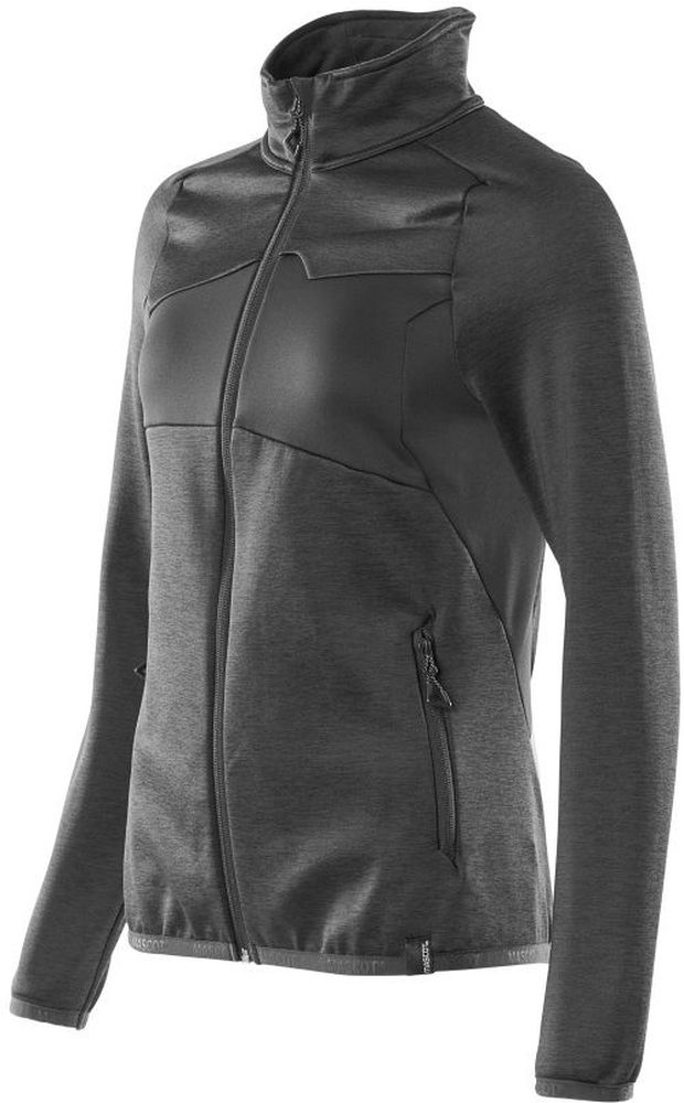 MascotDamenFleecepullovermitReiverschlussAccelerate18153-316Schwarz-XXL