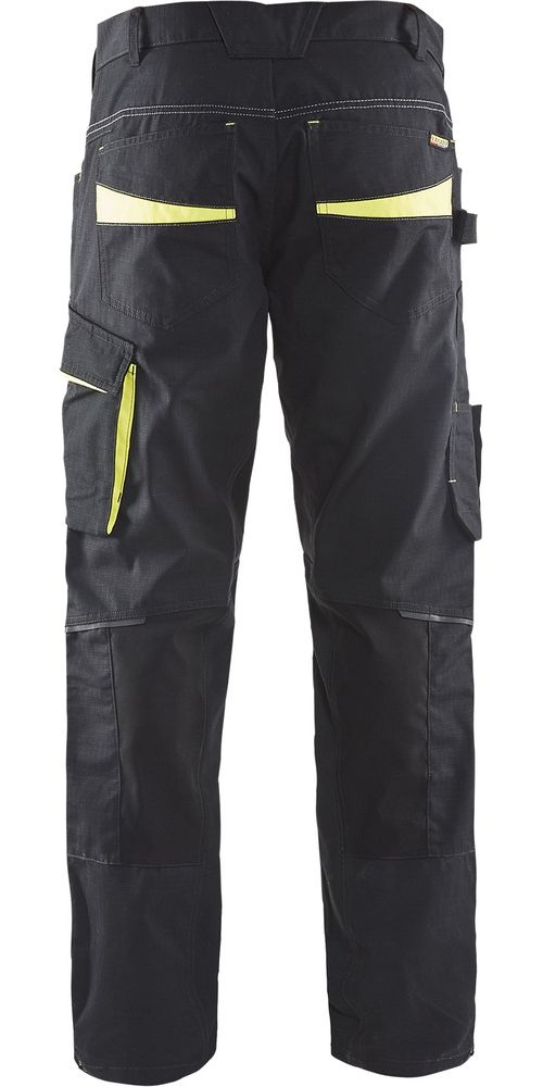 BlklderArbeitshoseServicemitStretch14951330SchwarzHighVisGelb-C146
